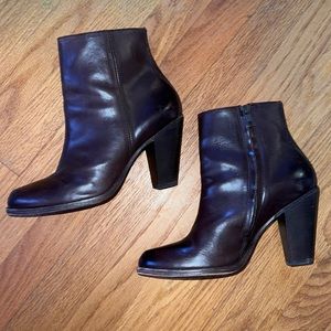 Frye Brown Leather Booties